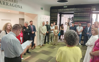 Visita del Grup de Ciutats Patrimoni de la Humanitat a la Biblioteca del Seminari